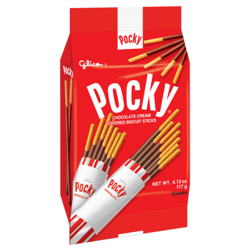 Glico Pocky Chocolate Cream Biscuit Sticks Multi Pack