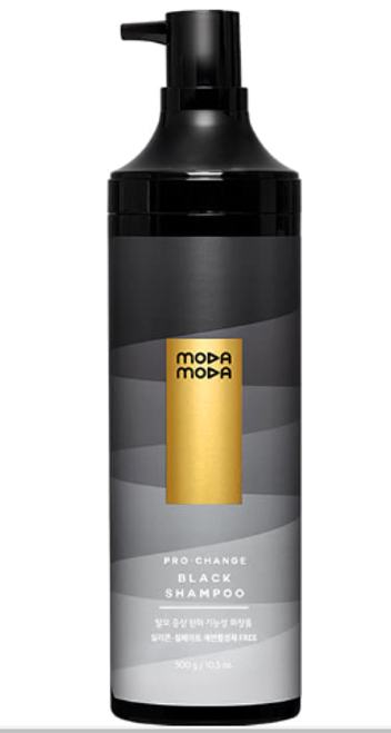 MODA MODA SHAMPOO - PRO CHANGE BLACK SHAMPOO FOR DARKENING GRAY HAIR 300 G