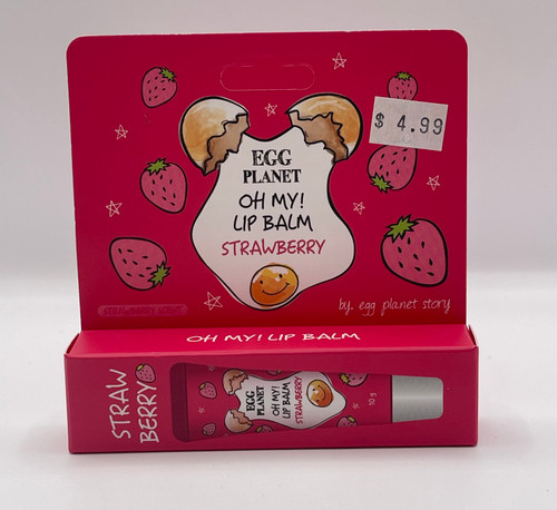 Egg Planet: Oh My! Lip Balm Strawberry 