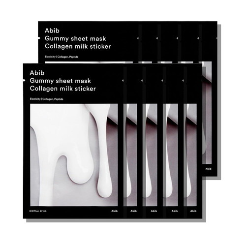 Abib Gummy Sheet Mask Collagen Milk Sticker (10ea)