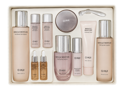 O HUI Miracle Moisture Pink Barrier Ceramide Hydrating Special Set