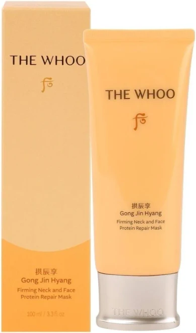 The History of Whoo Gongjinhyang Firming Neck and Face Protein Repair Mask
