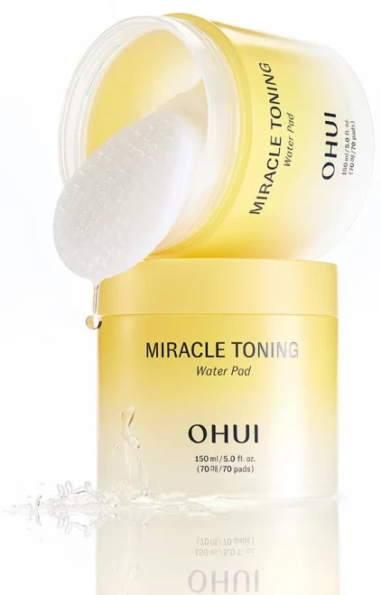 O HUI Miracle Toning Water Pad Vitamin C Niacinamide Brightening Toning Pad
