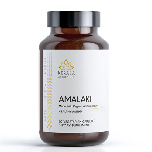 Kerala Ayurveda Amalaki 60 Capsules Front Label