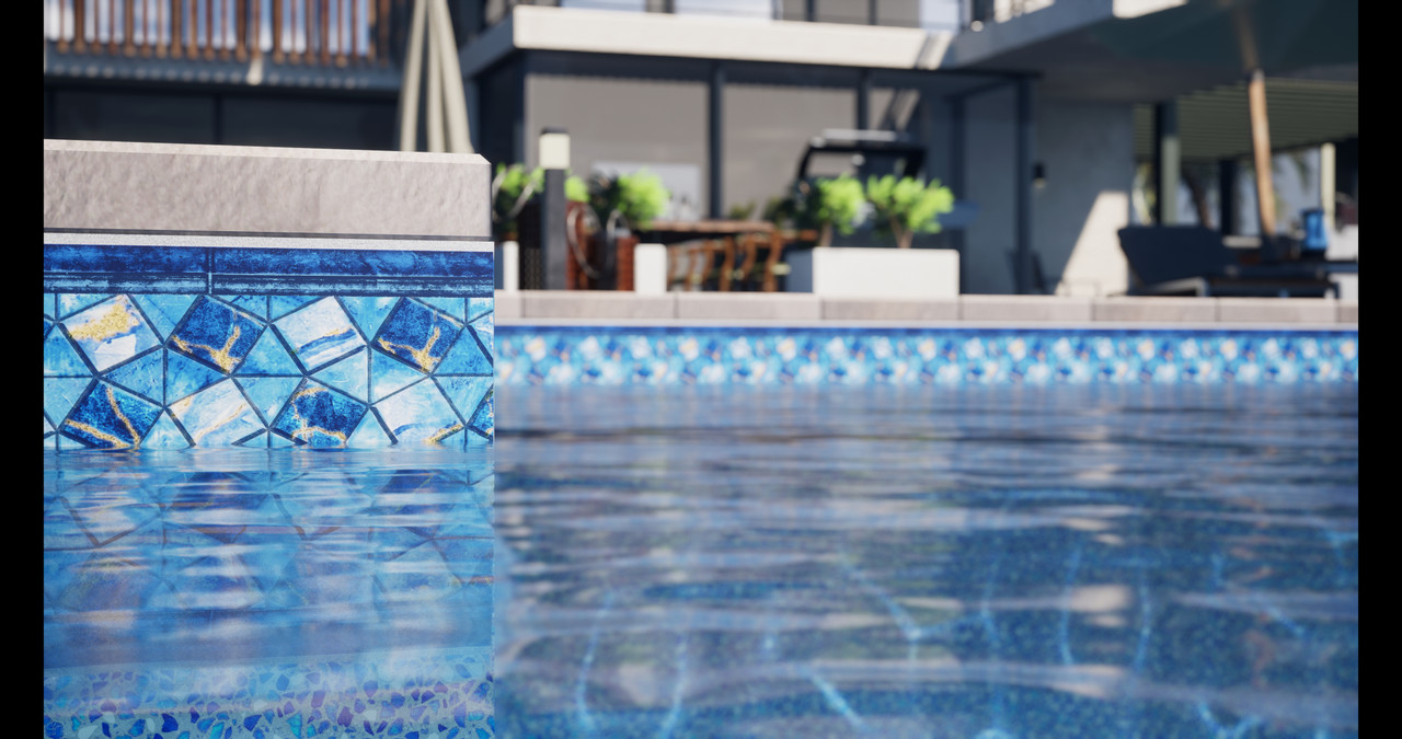 Carmel-by-the-Sea Pool Liner by Only Alpha Pool Products