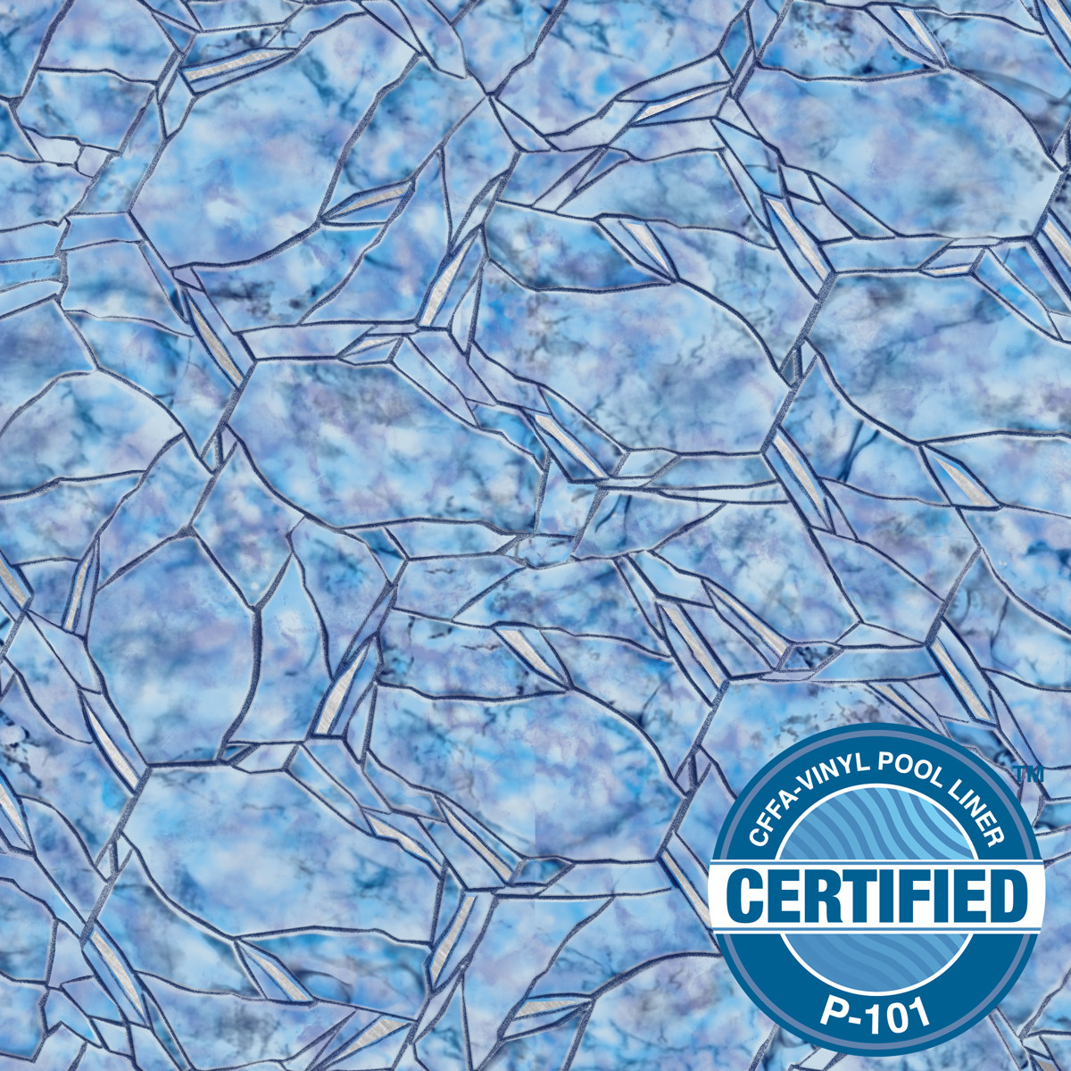 Creation Blue Pool Liner by Only Alpha Pool Products