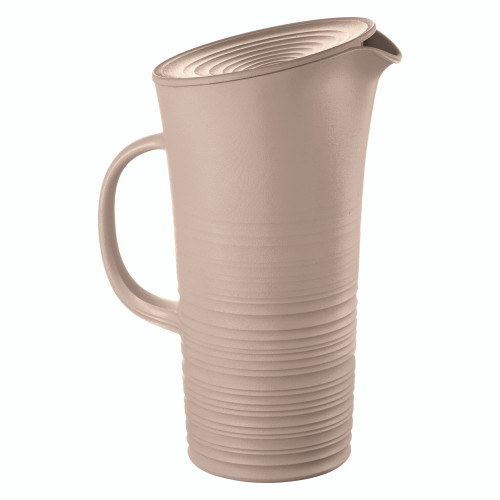Taupe Jug with Lid