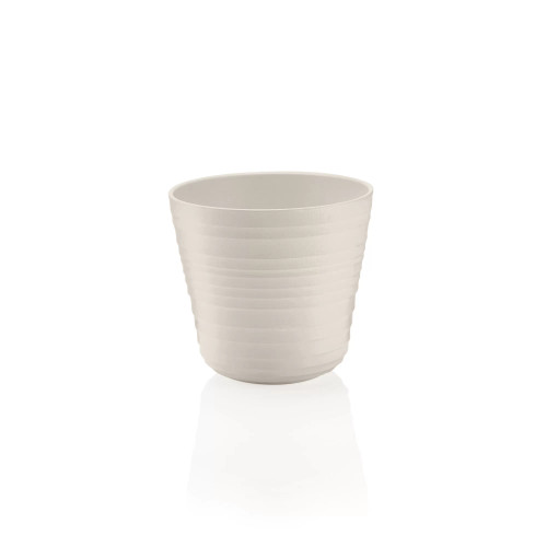 Earth Single Milk White Pot Plant Holder