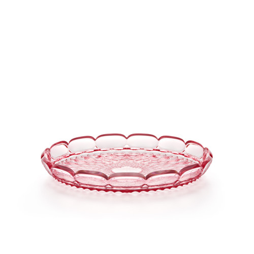 VANITY AIR SMALL ROUND TRAY - FLAMINGO PINK VANITY AIR SMALL ROUND TRAY - FLAMINGO PINK
