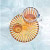 Dolcevita Round Tray Amber