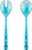 VANITY AIR SALAD SERVERS - SEA BLUE VANITY AIR SALAD SERVERS - SEA BLUE