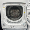 GE Electric - Stacked Laundry Center with 2.3 cu ft Washer and 4.4-cu ft Dryer GUD24ESSMWW