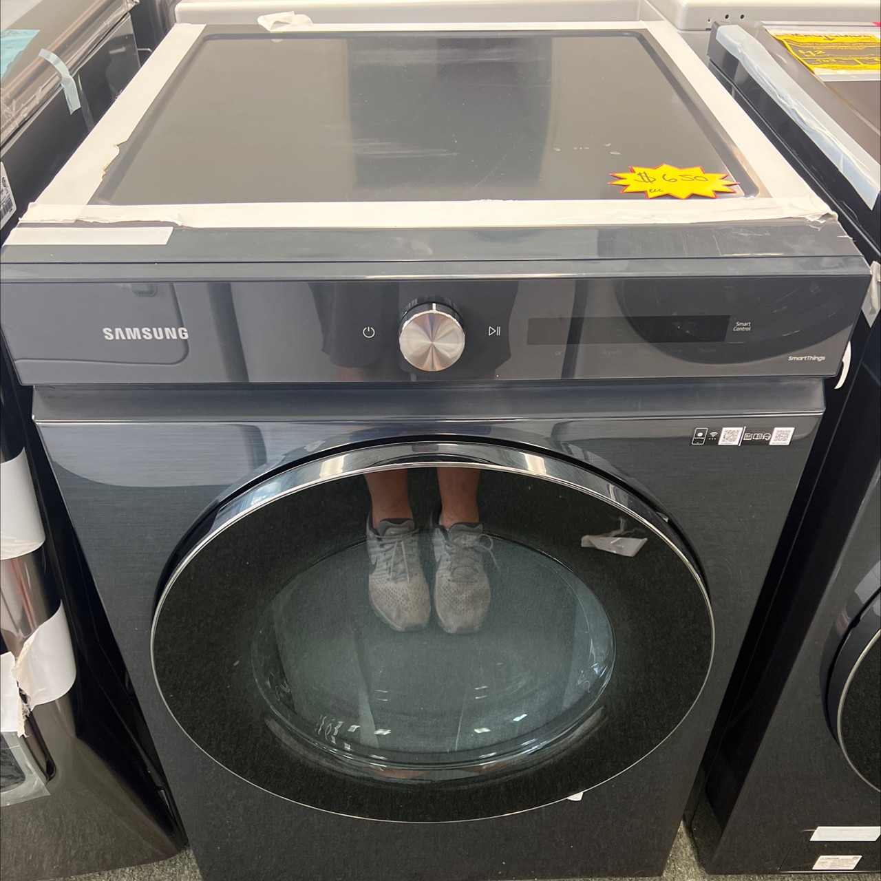 The Samsung Bespoke Ultra Capacity Front Loading Washer and Dryer