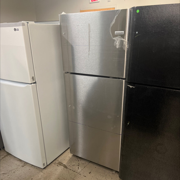 20.5-cu ft Top-Freezer Refrigerator Stainless Steel FRTD2021AS