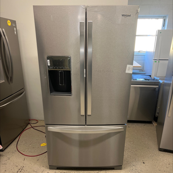 Whirlpool 26.8-cu ft French Door Refrigerator with Dual Ice Maker (Fingerprint Resistant Stainless Steel) ENERGY STAR WRF767SDHZ