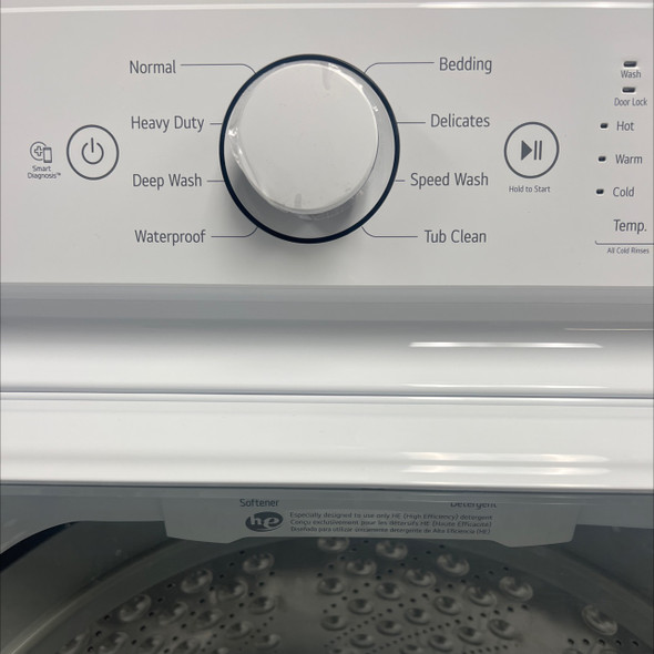 LG 4.3 cu. ft. Ultra Large Capacity Top Load Washer with 4-Way Agitator & Turbo Dru Technology WT7005CW