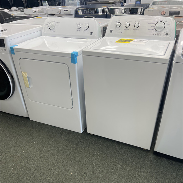 Kenmore 20362 3.8 cu. ft. Top-Load Washer w/Stainless Steel Basket - White 7.2 Electric Dryer 110.20362812  110.623332511