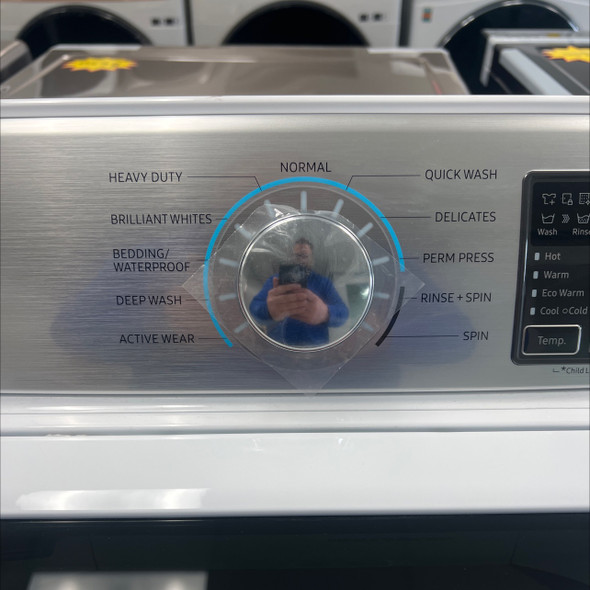 Samsung 5.0 cu. ft. Top Load Washer in White WA50M7450AW