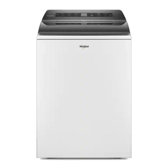 Whirlpool 4.8 cu. ft. Top Load Washer with Impeller, Adaptive Wash Technology, Quick Wash Cycle and Pretreat Station in White