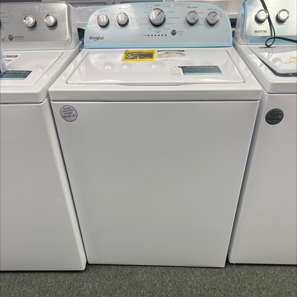 Whirlpool 3.5-cu ft High Efficiency Agitator Top-Load Washer (White) WTW4816FW