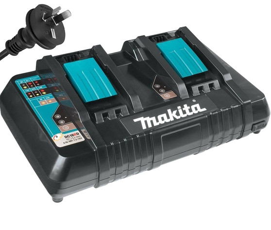 Makita GENUINE Battery Charger Dual Fast Lithium Ion 14V -18V 1.5-6Ah  DC18RD