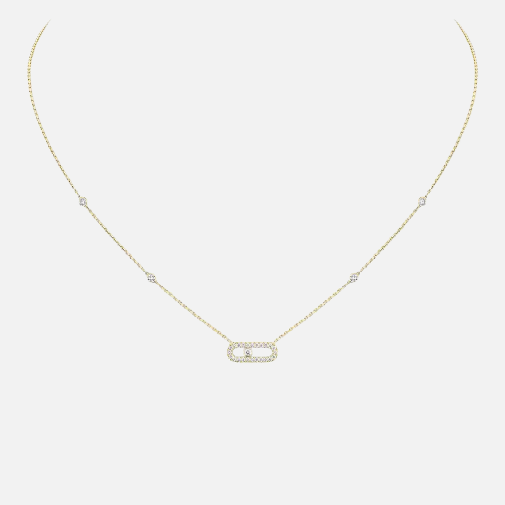 Messika Move Uno Pave Necklace