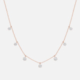 Graziela Medium Floating Diamond Necklace