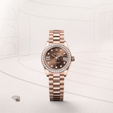 Rolex Lady-Datejust in Everose Gold and Diamonds, m279135rbr-0001 - Razny Jewelers