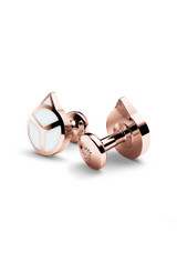 Rolex ‘Hand’ cufflinks in Everose gold and luminescent material, A1025 at Razny Jewelers