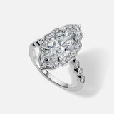 Forever by Razny 18k White Gold Vintage Victorian Semi-Mount