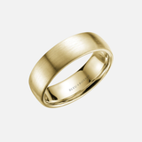 14k yellow gold mens band with sandpaper finish