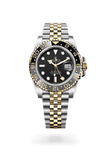 Rolex GMT-Master II in Oystersteel and Yellow Gold, m126713GRNR-0001 - Razny Jewelers