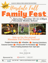 JOIN US! Hinsdale Fall Fest: October 15th 12PM-3PM