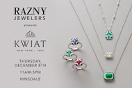 Razny Presents: Hinsdale Kwiat Trunk Show on Thursday, December 8th