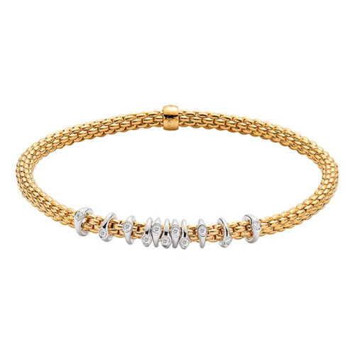 Prima Flex'it Bezel Diamond Stretch Bracelet