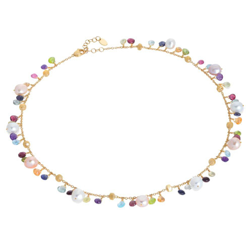 Marco Bicego Yellow Gold Pearl Paradise Single Strand Necklace