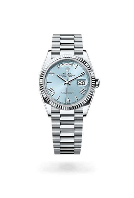 Rolex Day-Date 36 in Platinum, M128236-0018 - Razny Jewelers