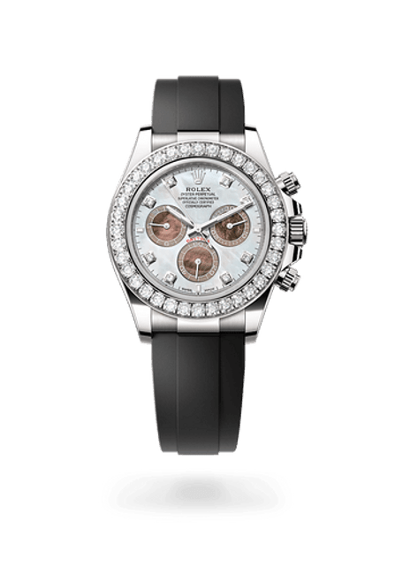 Rolex Cosmograph Daytona in White Gold and Diamonds, M126589RBR-0001 - Razny Jewelers