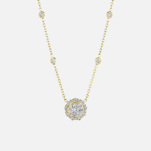 Penny Preville Round Diamond Illusion Necklace