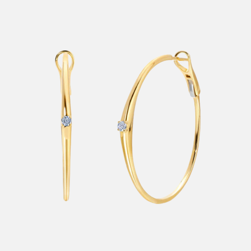 Graziela Gems Bahia Diamond Hoop Earrings