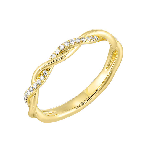 Perfect Love 14k Yellow Gold Diamond Engagement Ring With Marquise and Round Accents