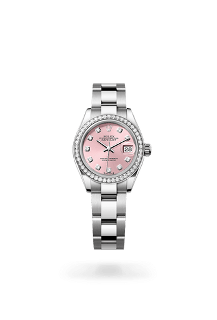 Rolex Lady-Datejust in Oystersteel and White Gold, m279384RBR-0004 - Razny Jewelers
