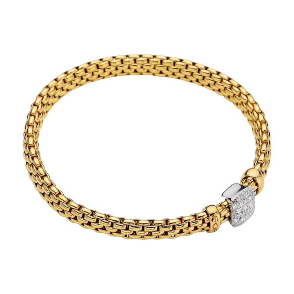 Vendome Pave Square Stretch Bracelet