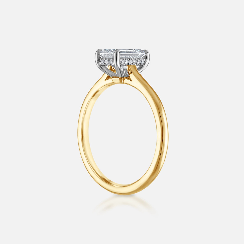 1.20 Emerald Cut in the Signature Solitaire with Hidden Halo