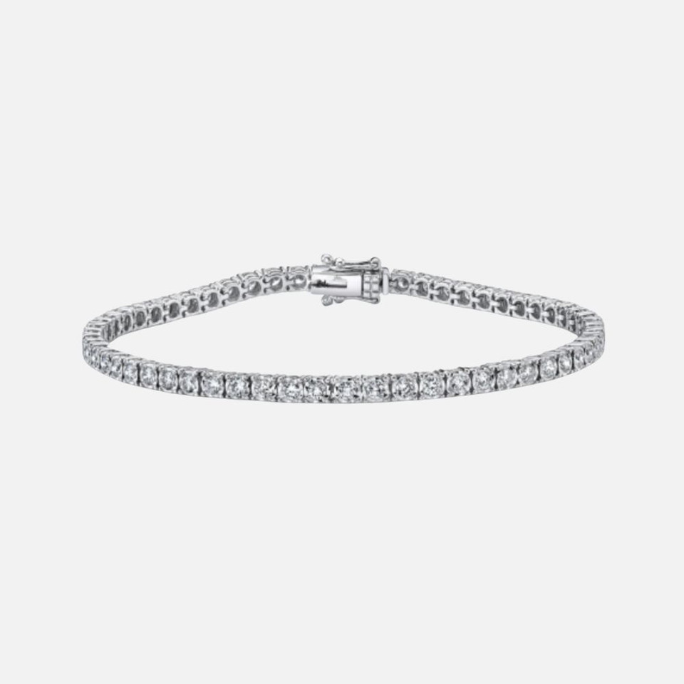 2.02-Carat Diamond Tennis Bracelet