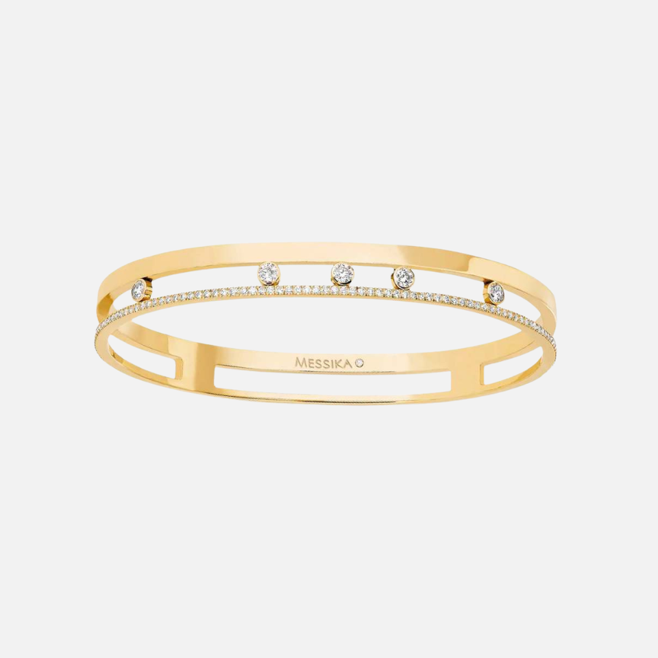 Move Romane Gold Diamond Bangle Bracelet