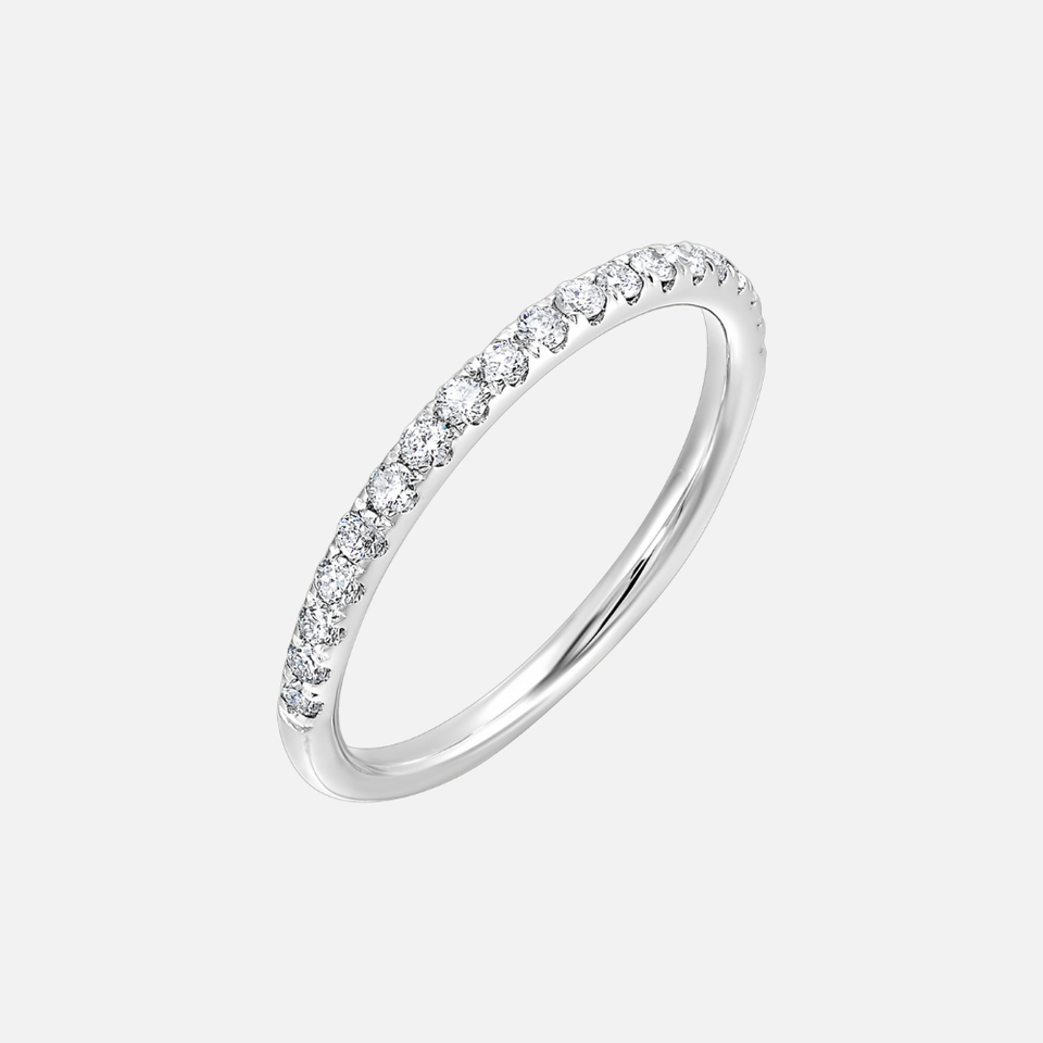 0.25-Carat Diamond Halfway Band