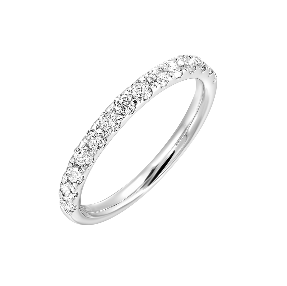 Perfect Love 0.50-Carat Diamond Halfway Band