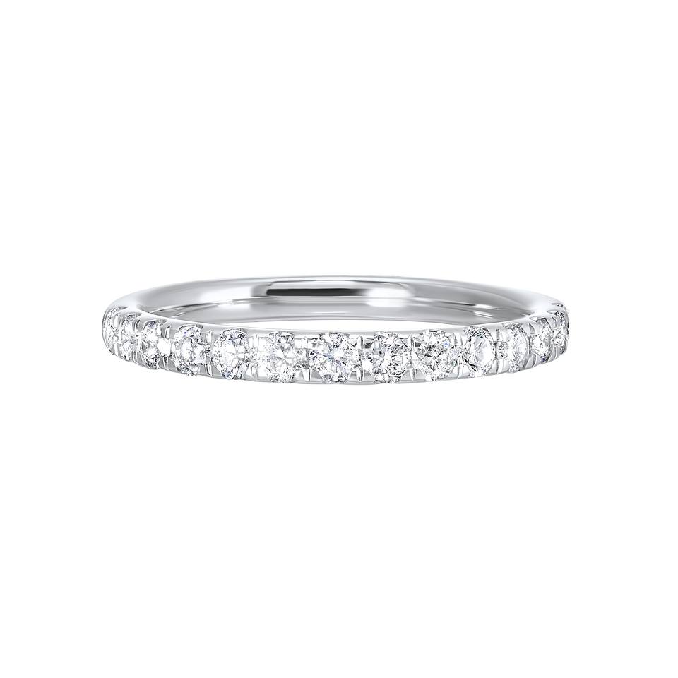 Perfect Love 0.50-Carat Diamond Halfway Band