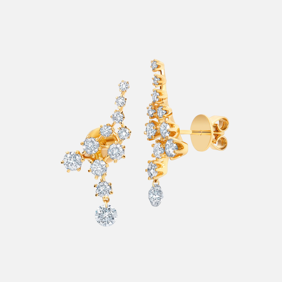 Floating Diamond Ear Crawlers